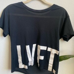 Live Fit Mesh workout top